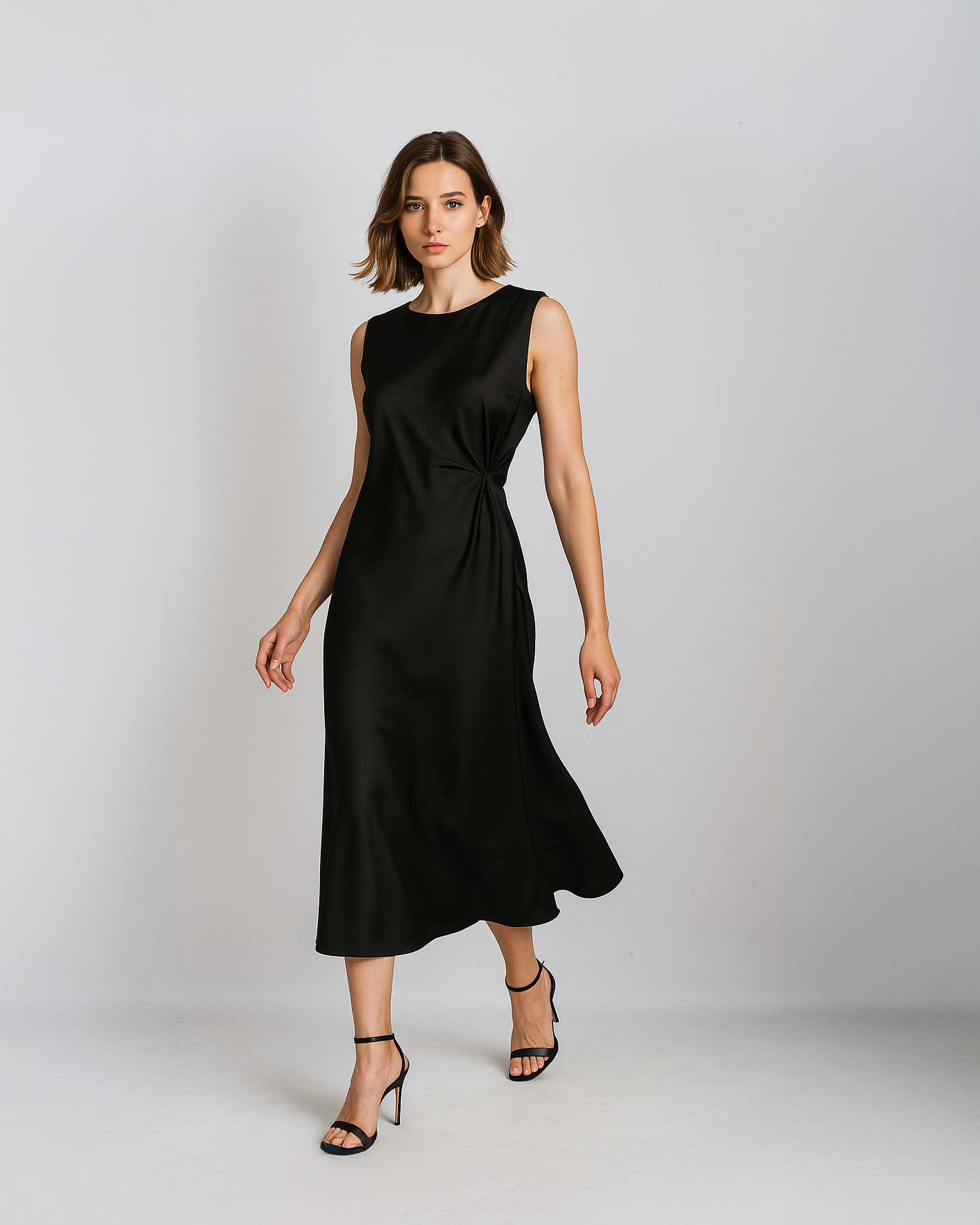 Vestito lungo giromanica