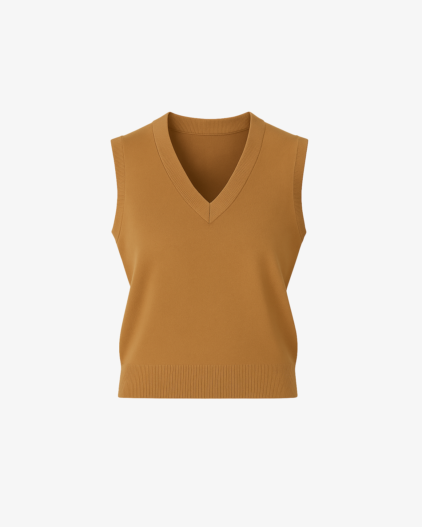 Gilet tinta unita scollo a V