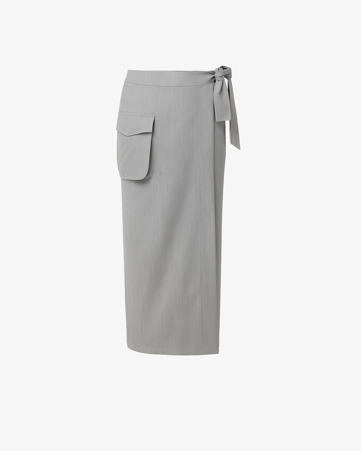 Gonna tubino con fiocco laterale