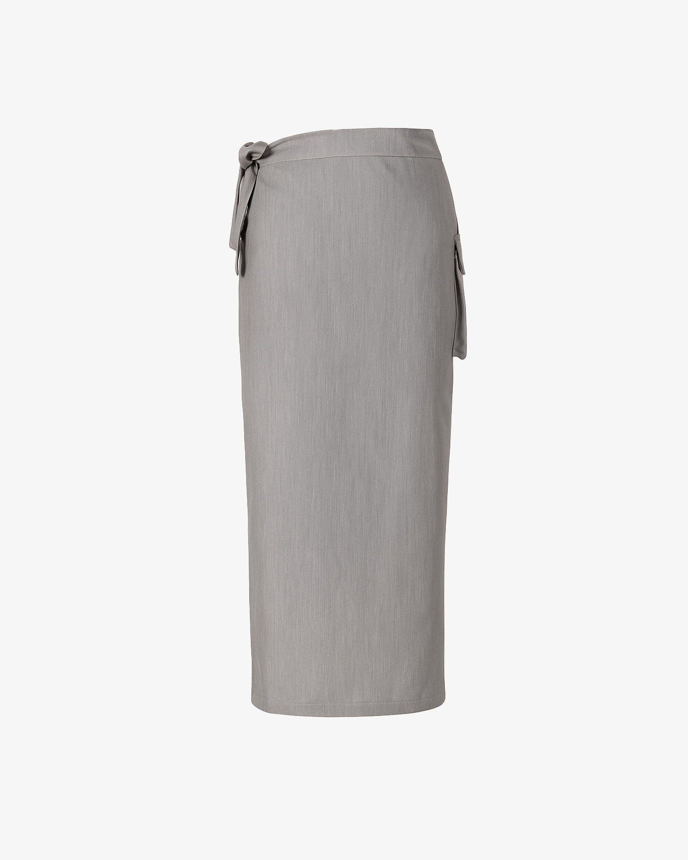 Gonna tubino con fiocco laterale