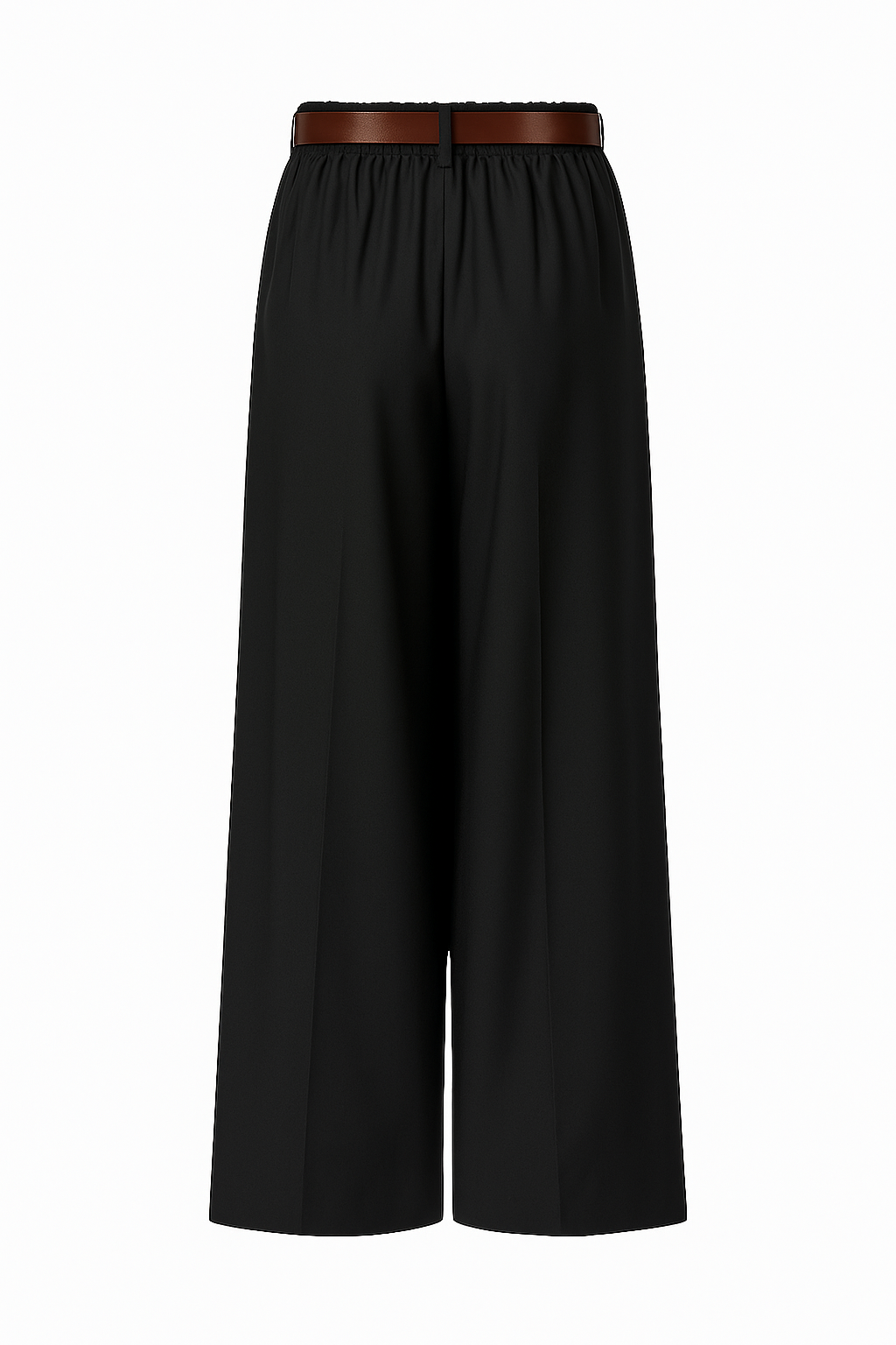 Pantaloni larghi con molla e cintura