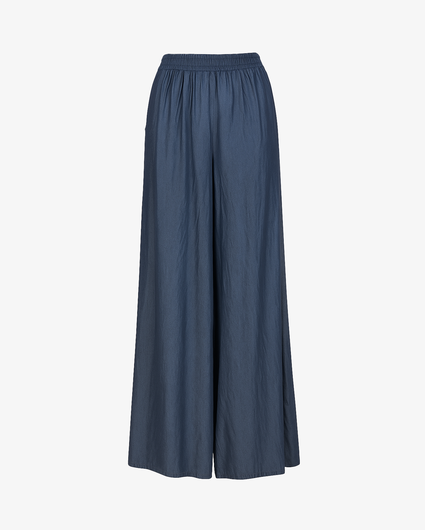 Pantaloni lunghi e larghi con elastico