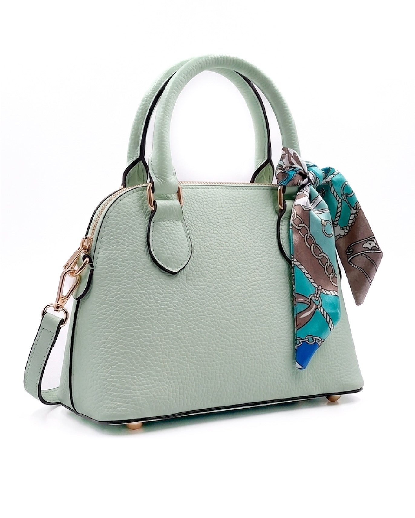 Borsa bauletto mini donna con pashmina