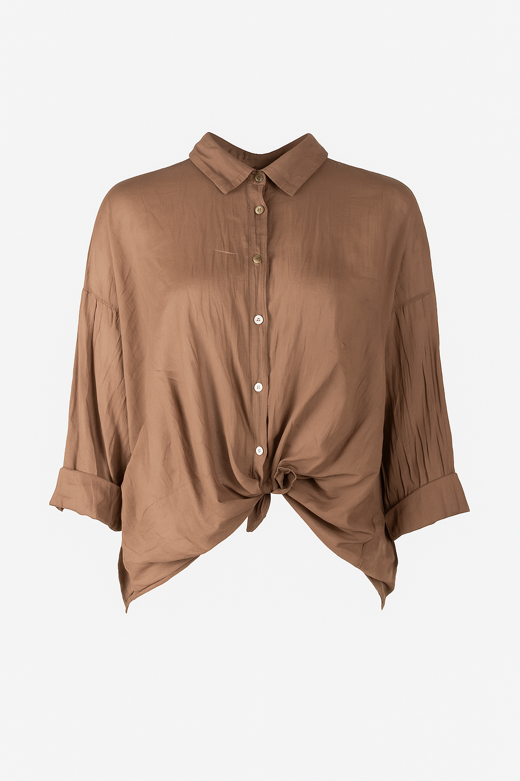 Camicia manica lunga con nodo