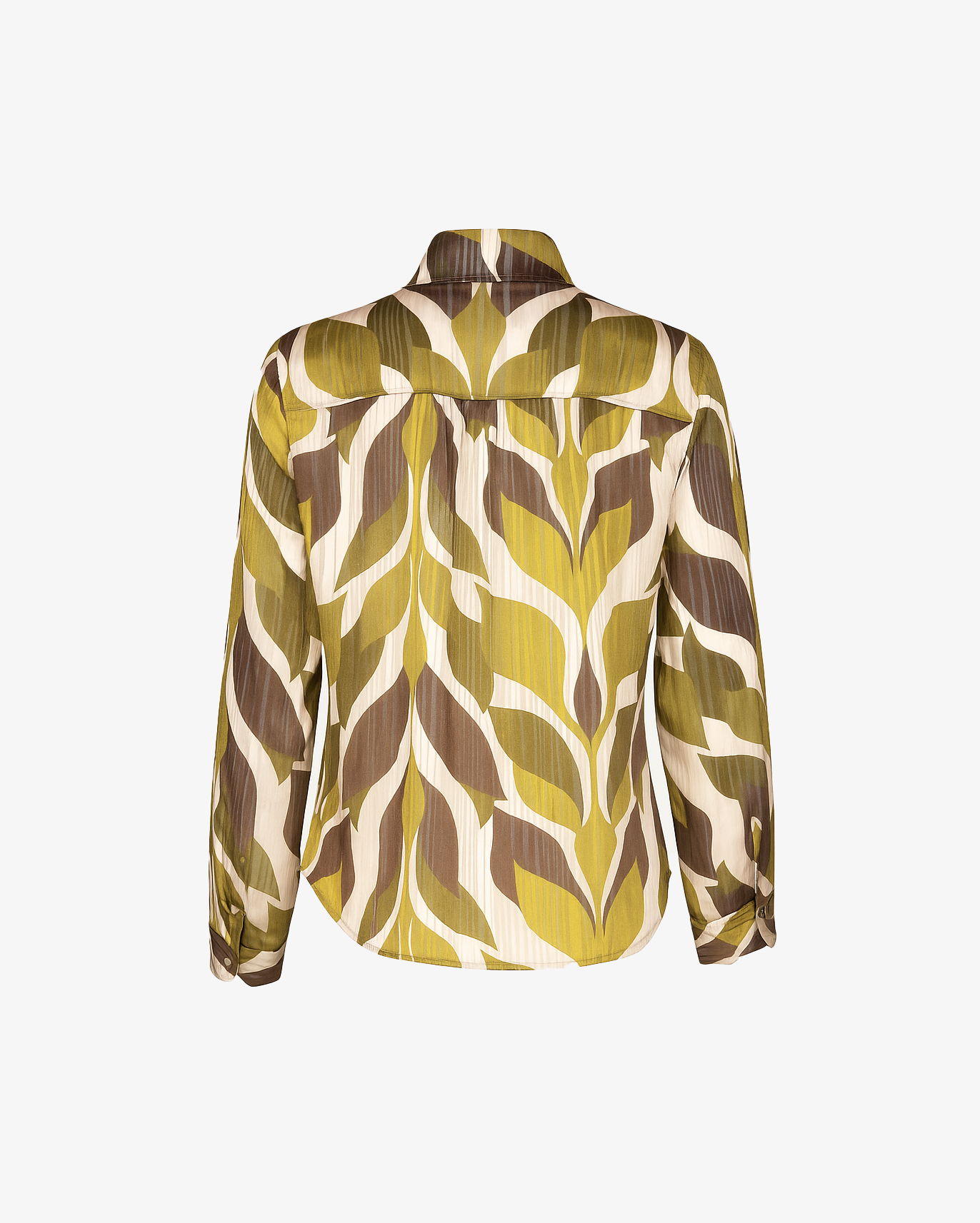 Camicia trasparente con manica lunga