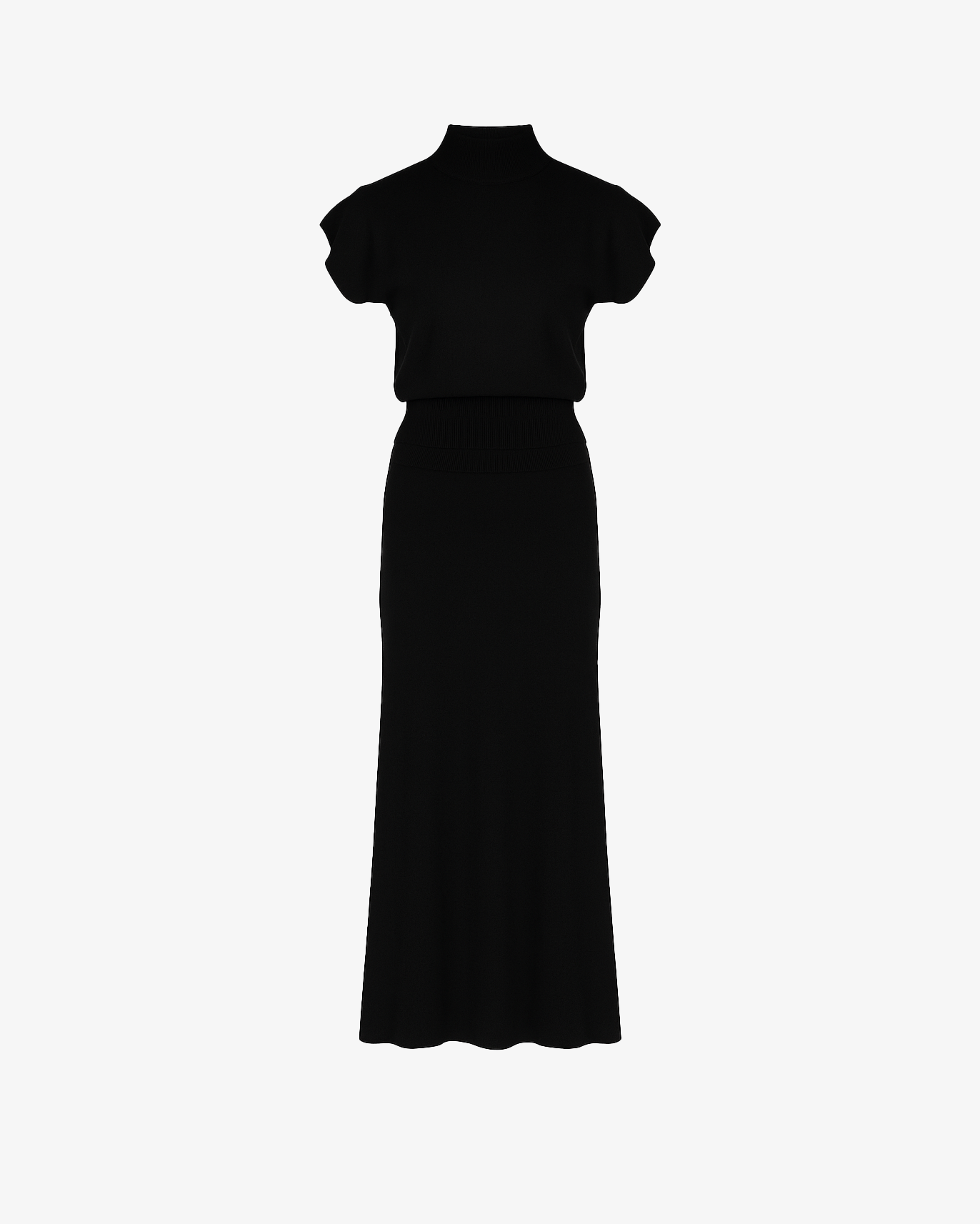 Completo lupetto con gonna svasata