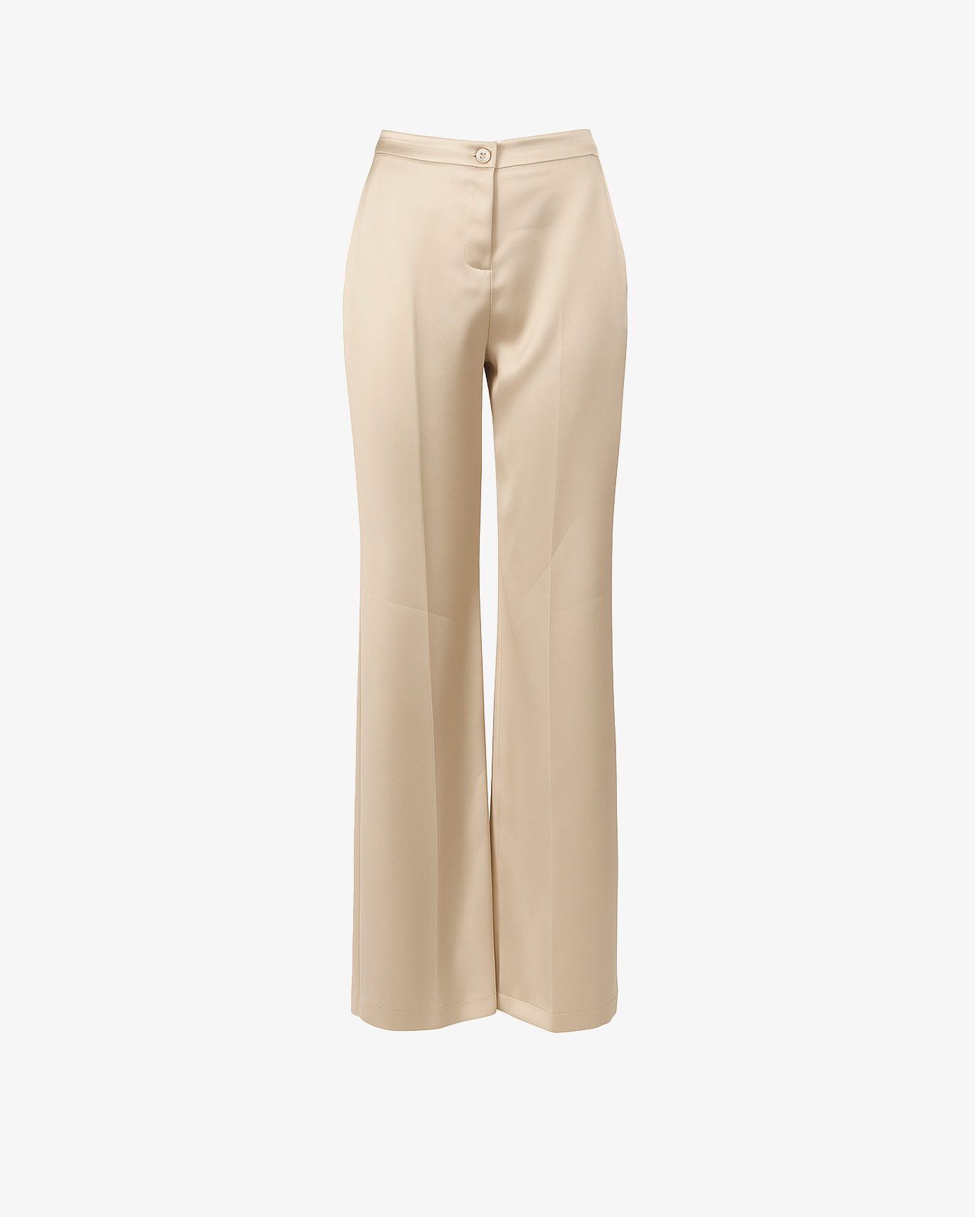 Pantaloni lunghi e lucidi con tasche