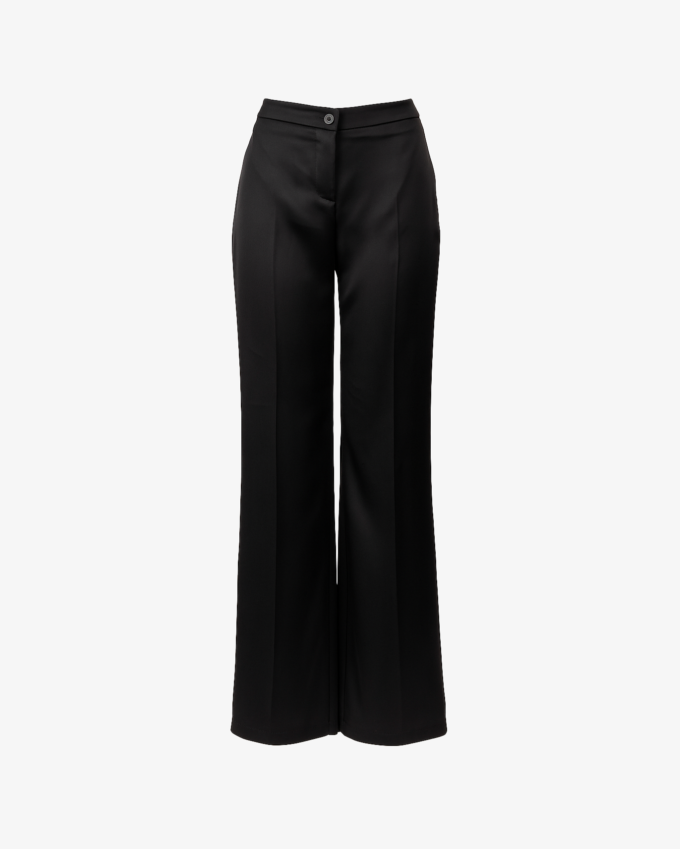 Pantaloni lunghi e lucidi con tasche