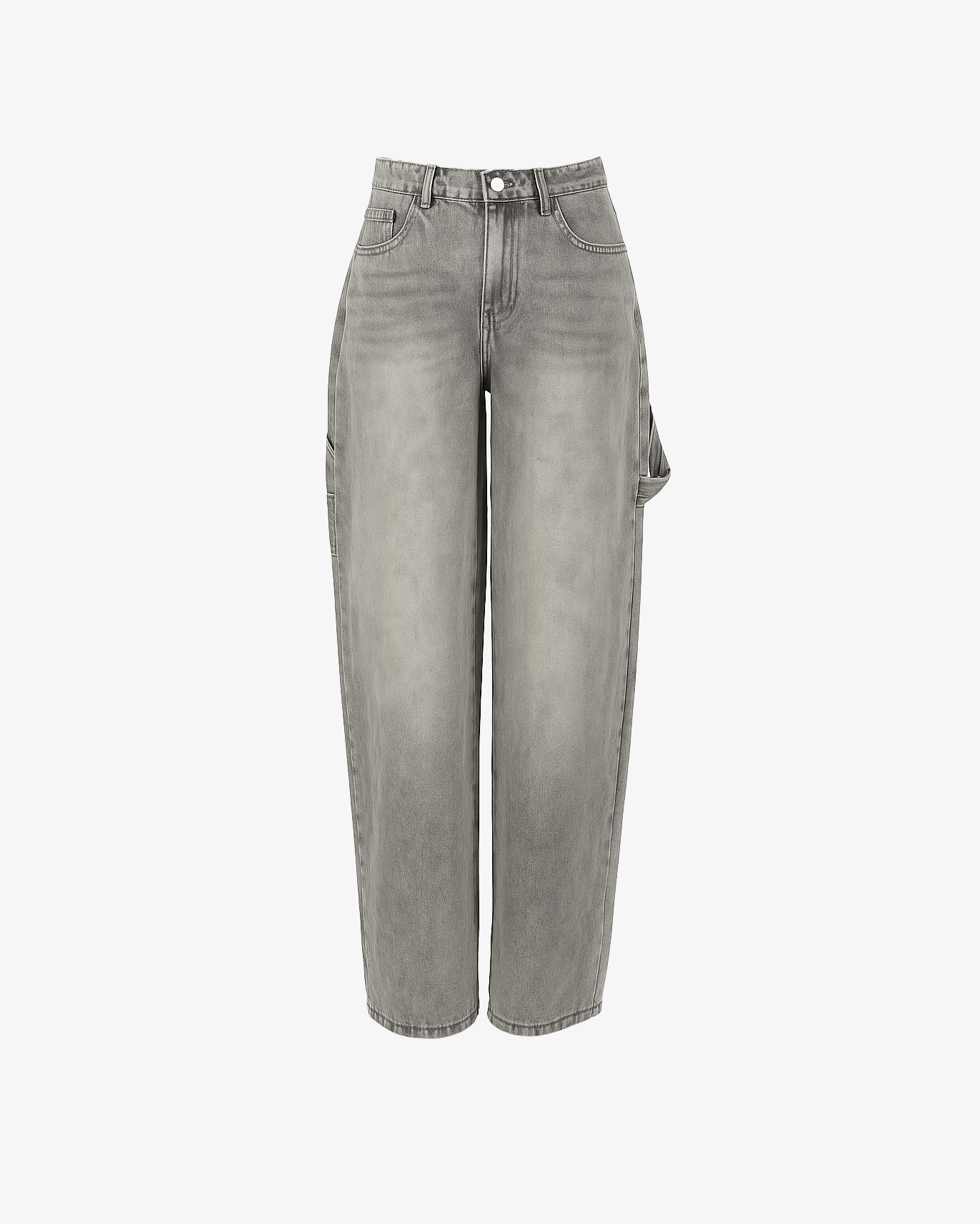 Jeans balloon con tasche laterali