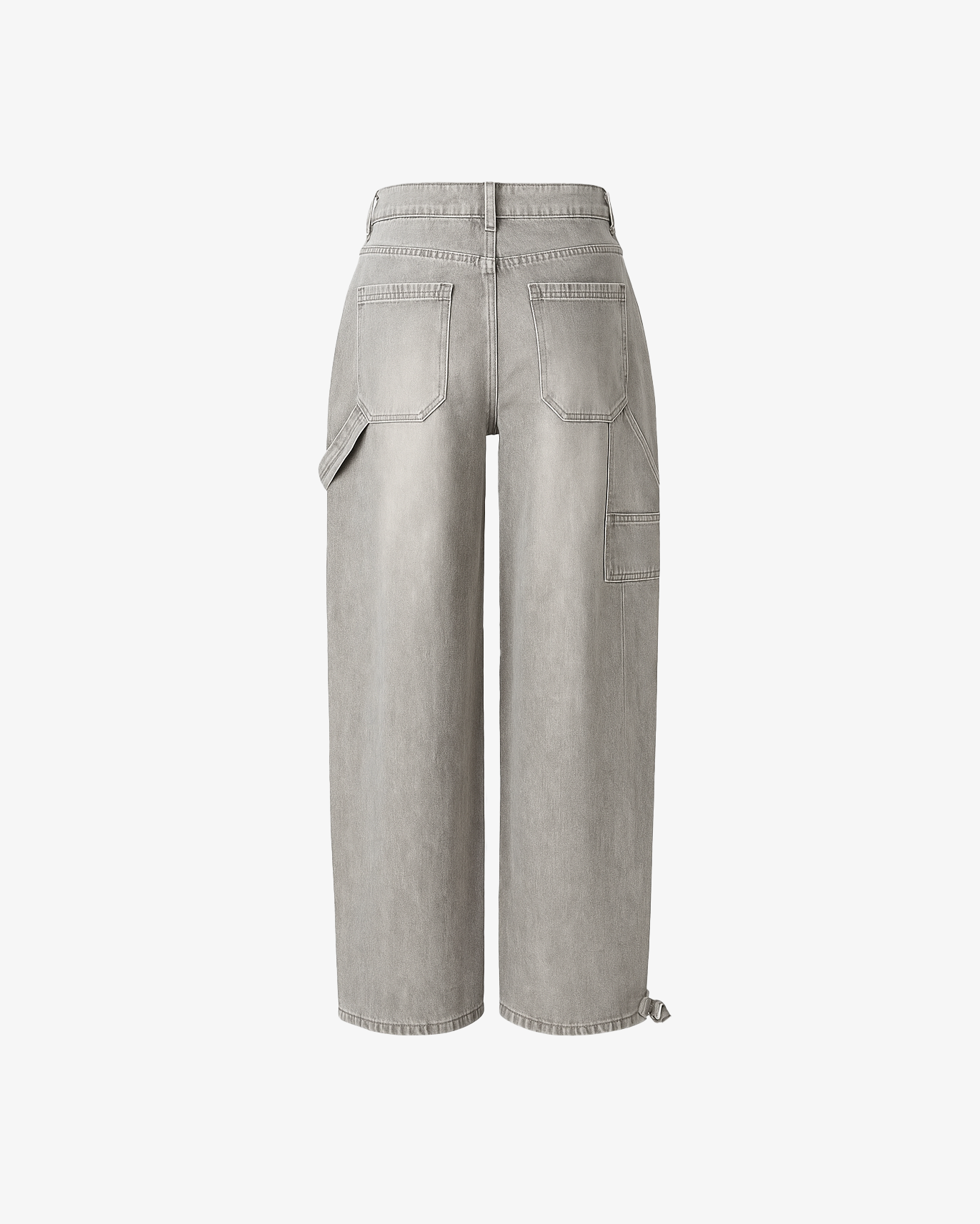 Jeans balloon con tasche laterali