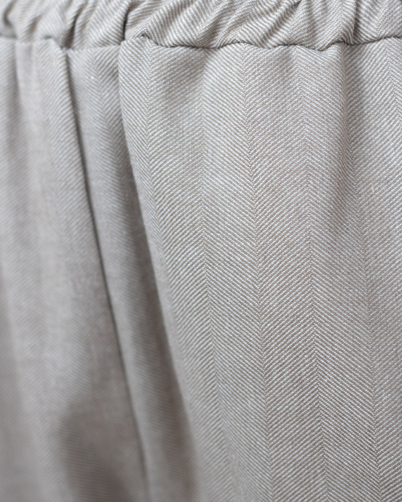 Pantalone Gamba Balloon Tessuto Tortora