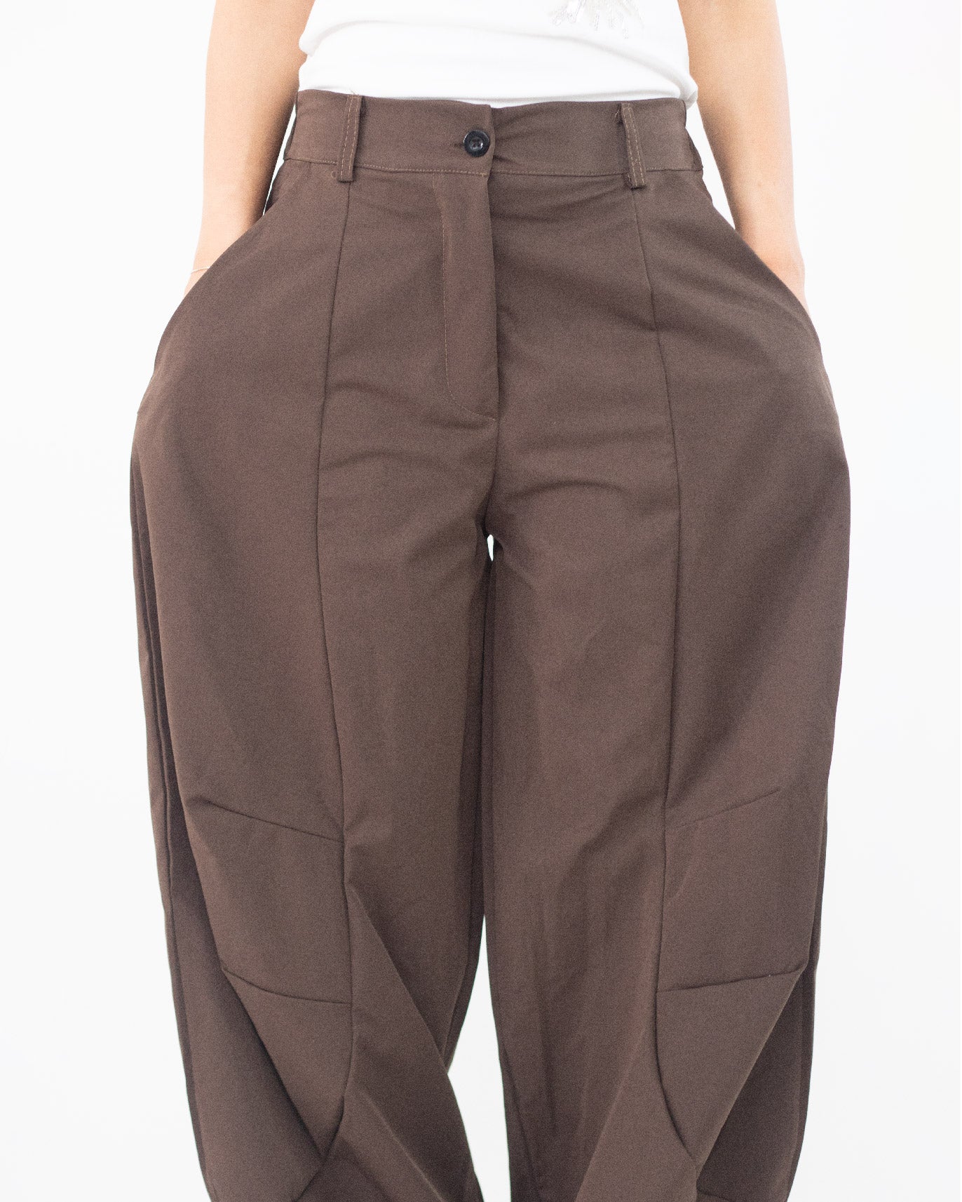 Pantalone Balloon Tessuto Tecnico