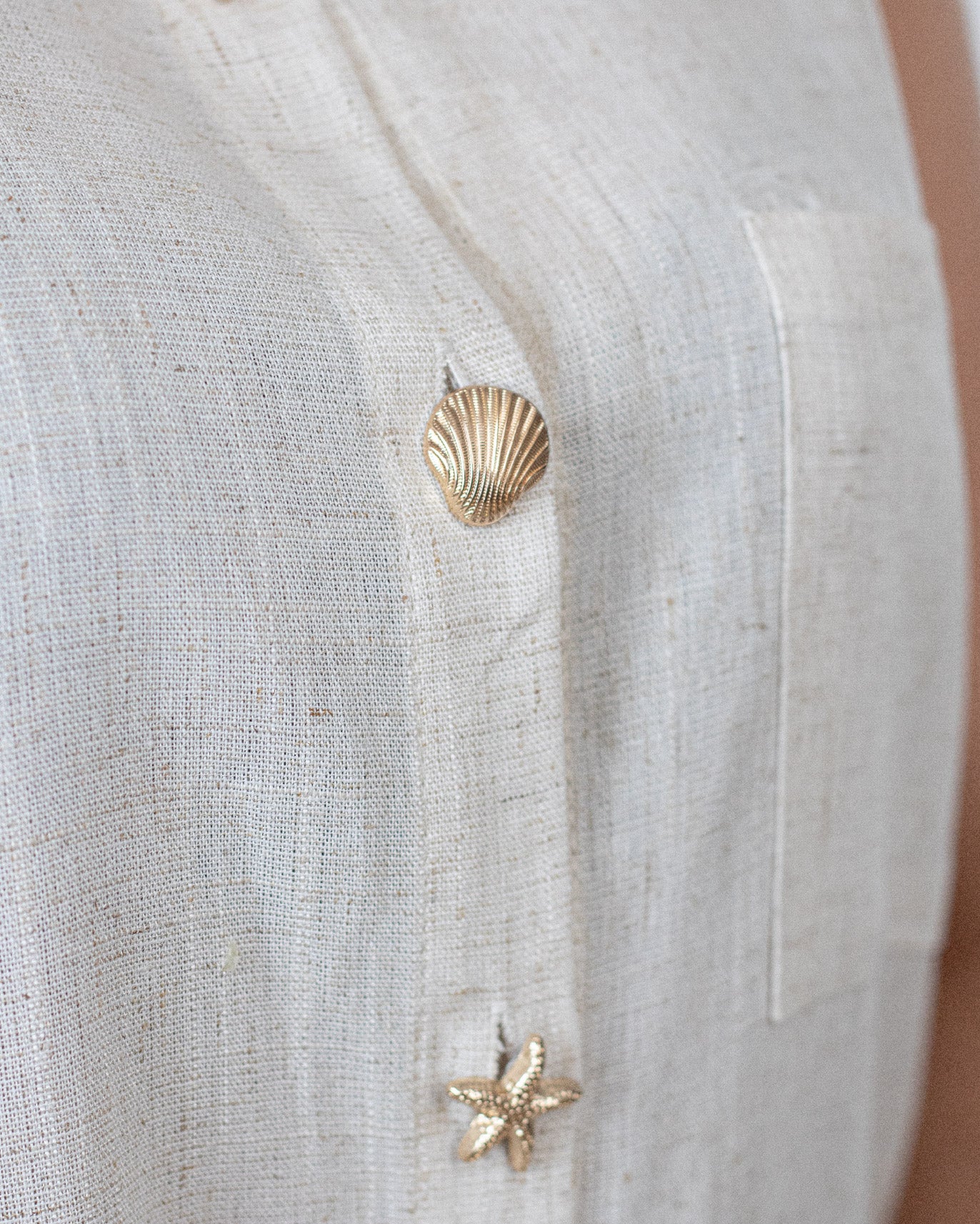Completo Donna in Cotone Bianco e Sabbia Taglia Unica