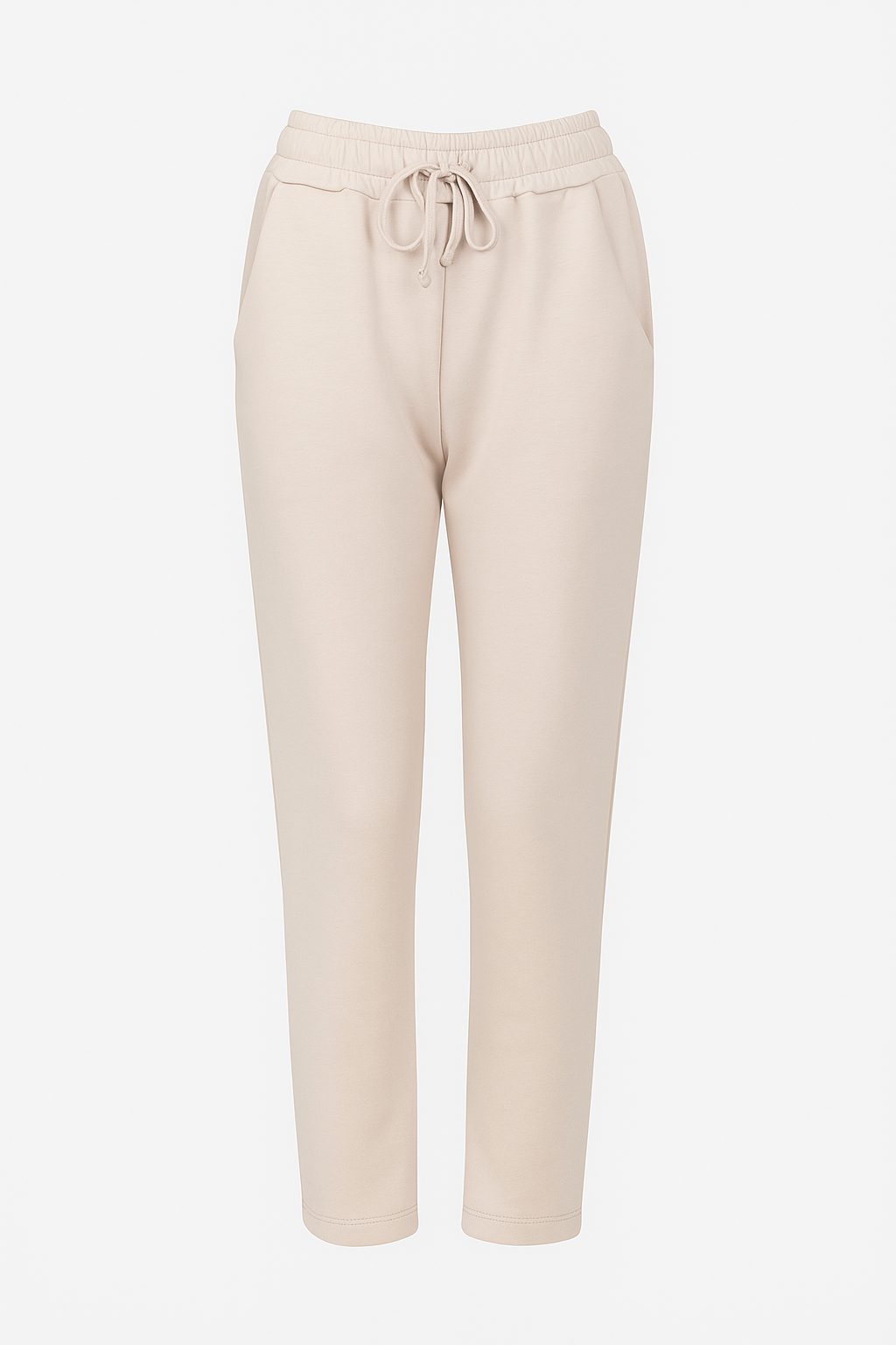 Pantaloni con molla e tasca con gamba a sigaretta