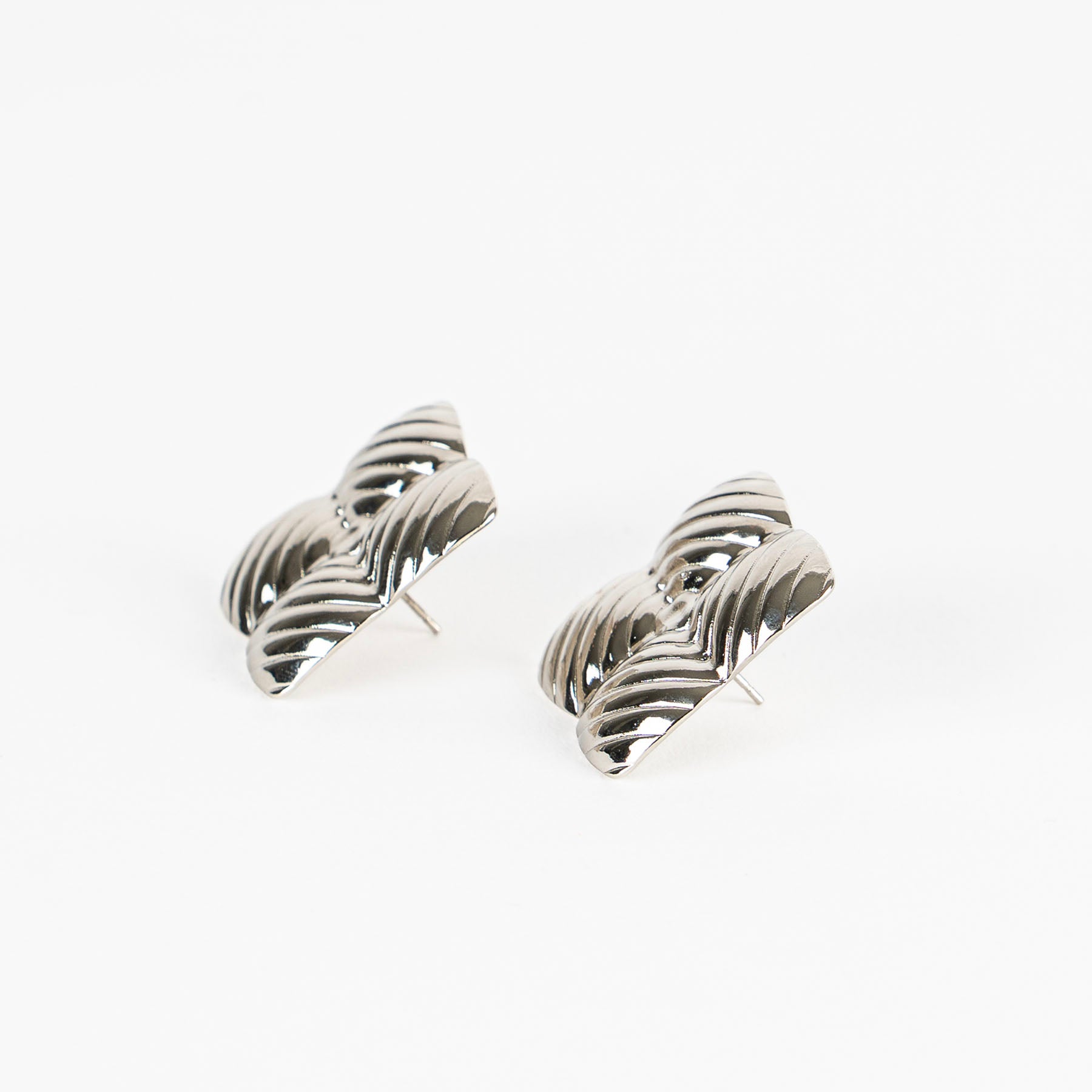 Orecchini quadri silver