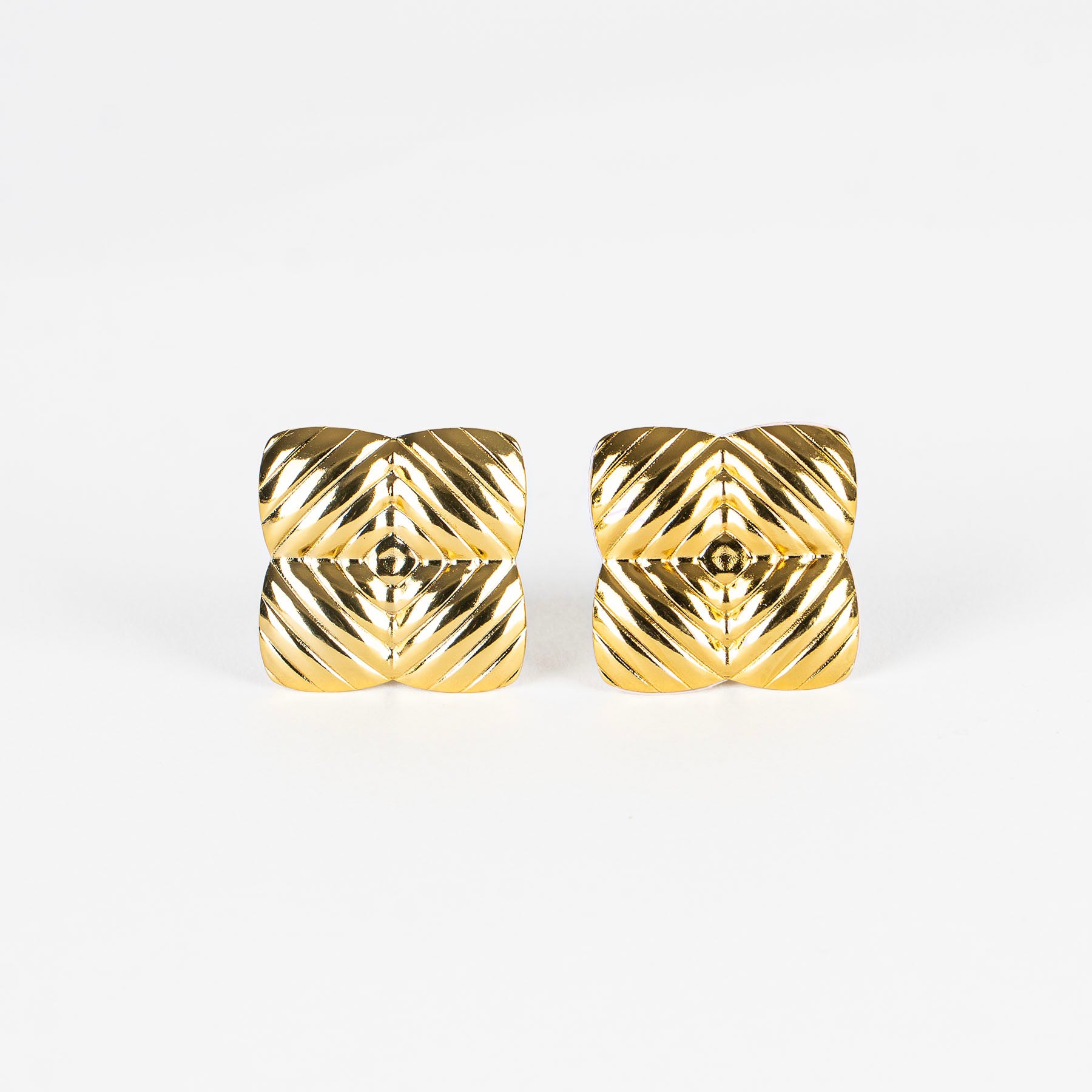 Orecchini quadri gold