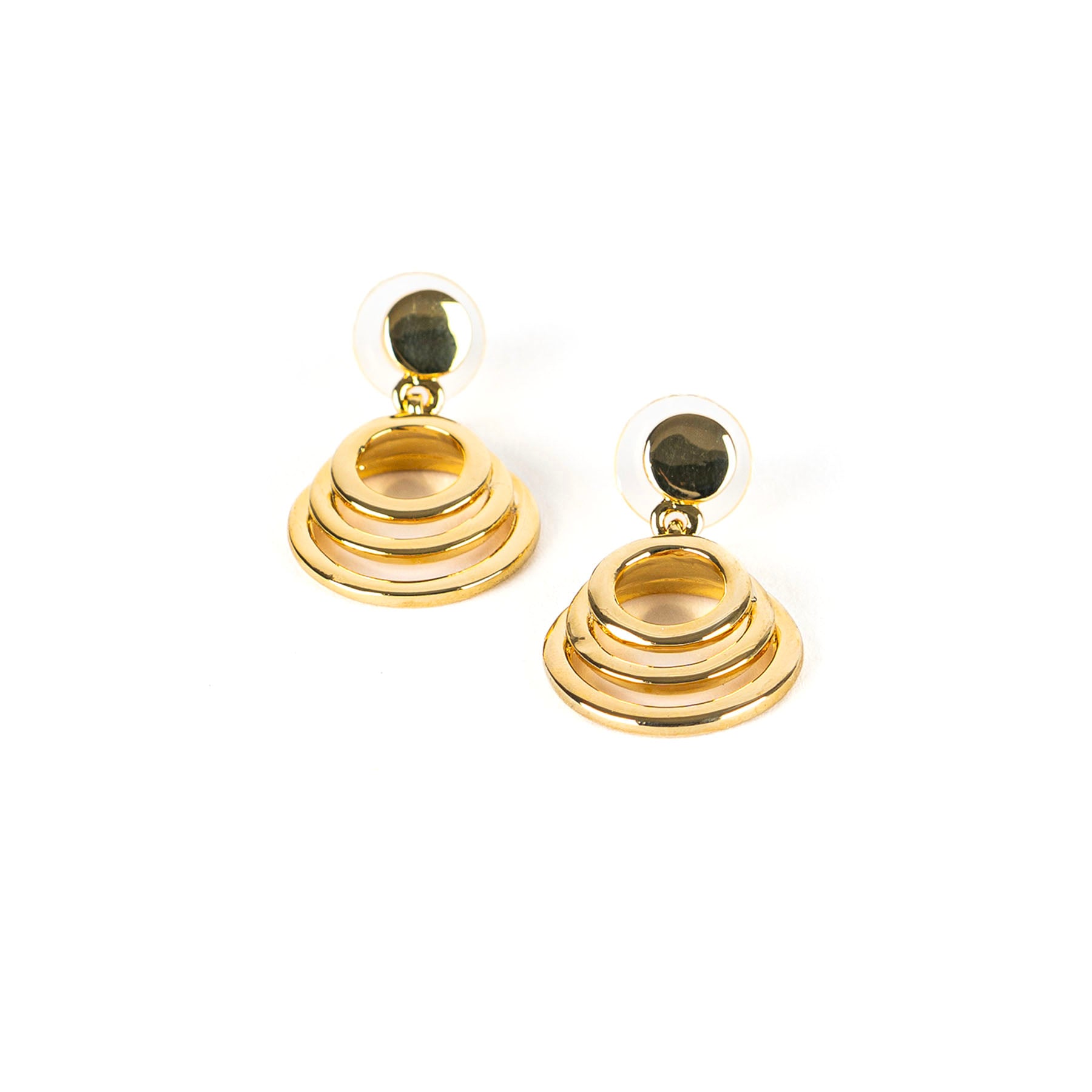 Orecchini con cerchi sospesi