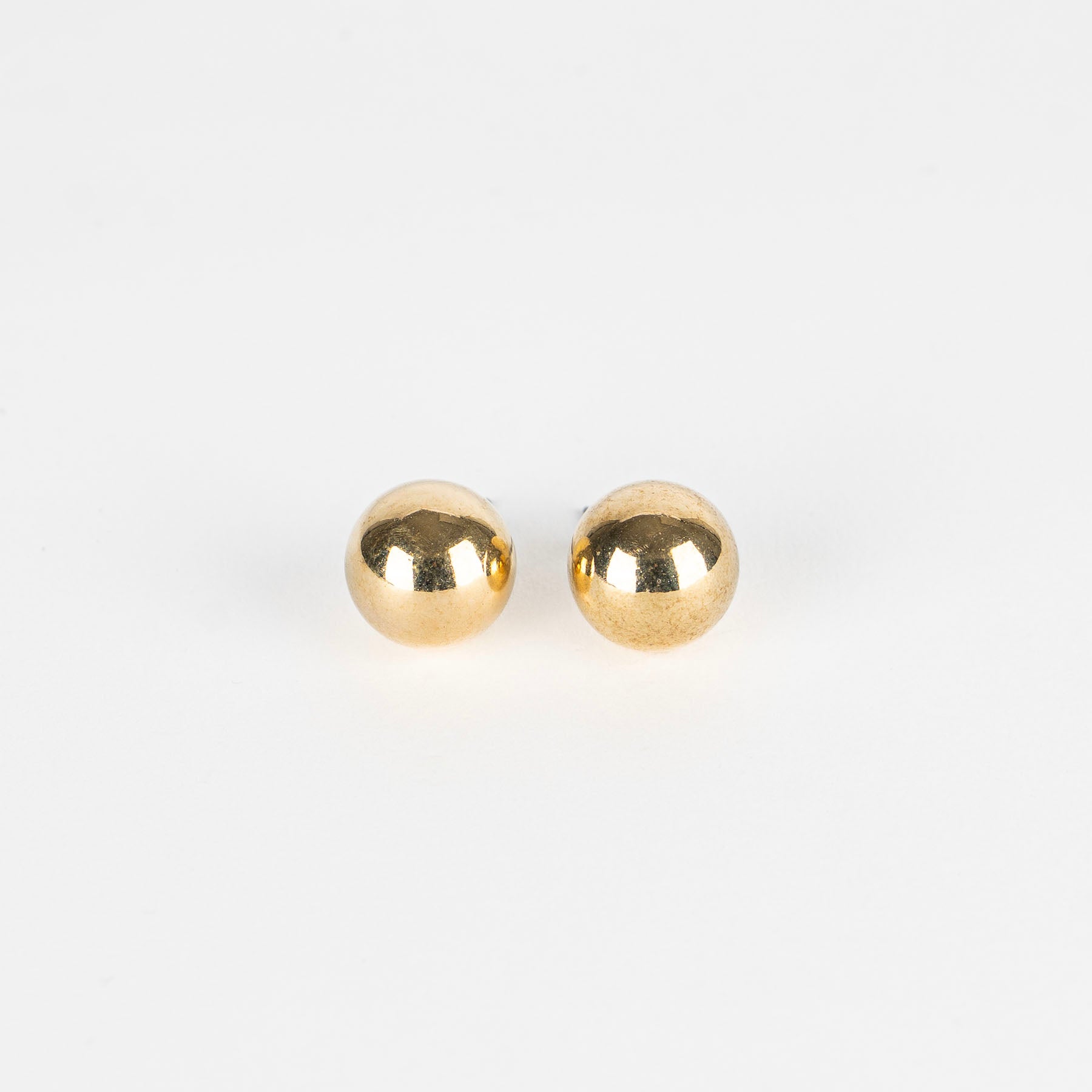 Orecchini sfera dorata