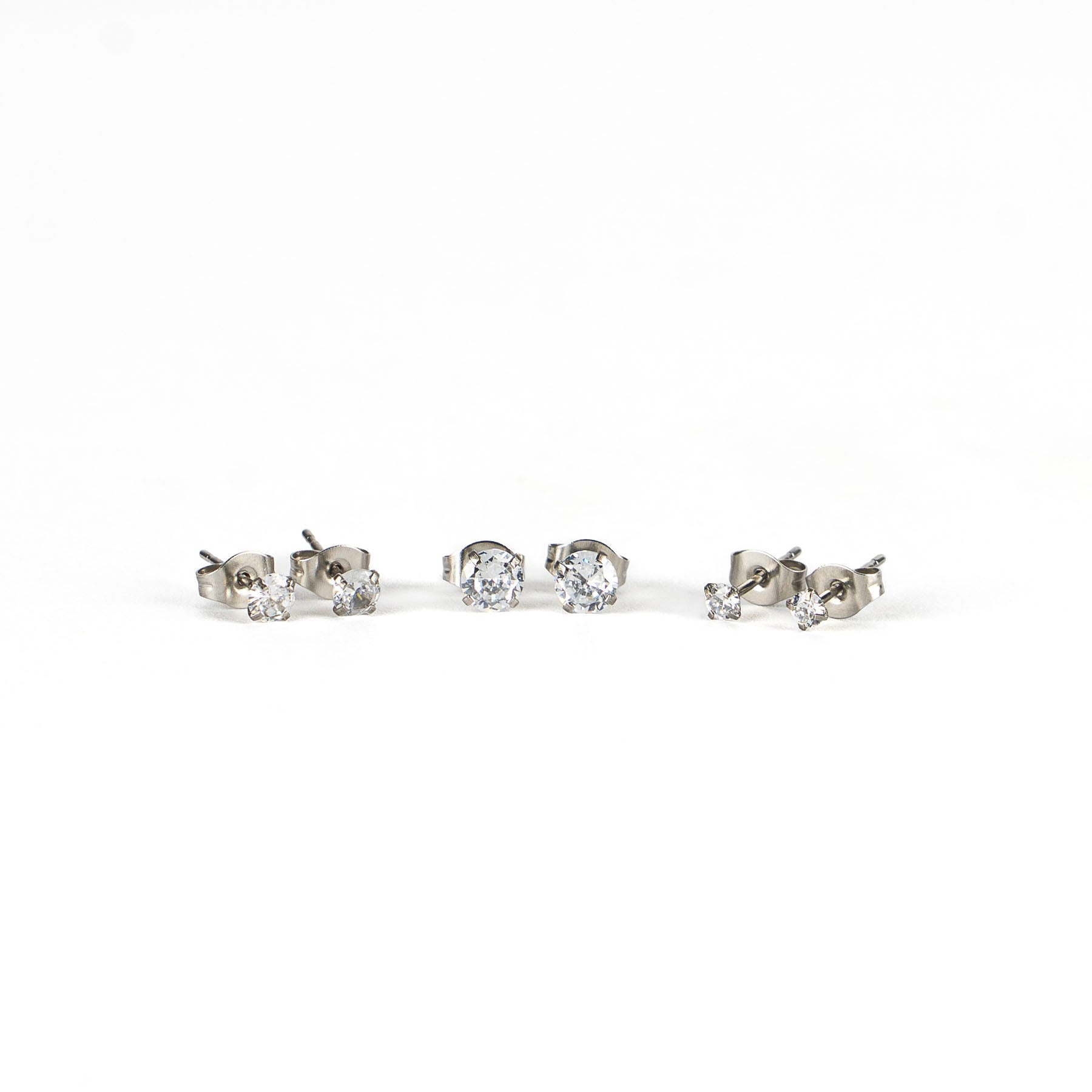 Orecchini punto luce tre dimensioni