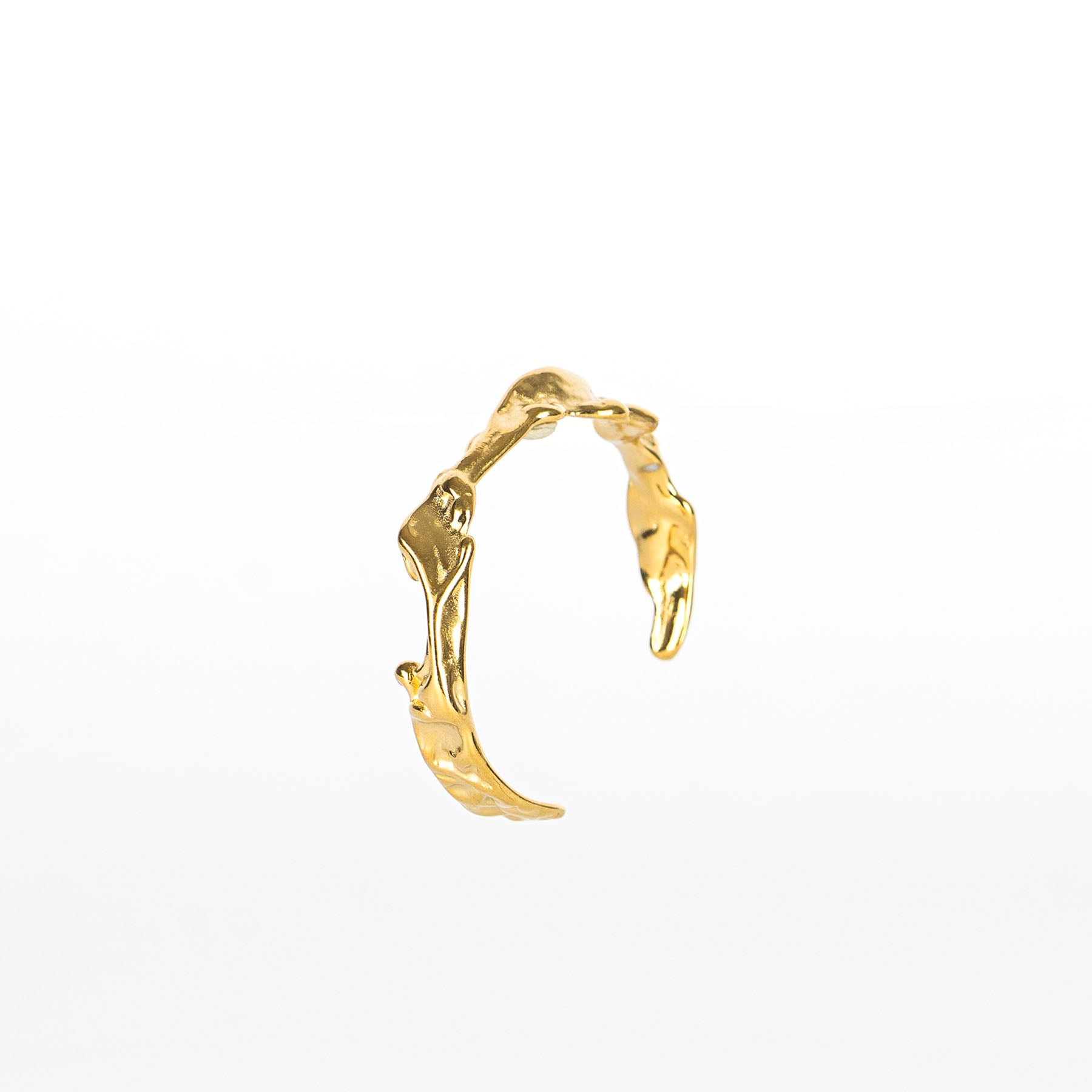 Bracciale onda dorata