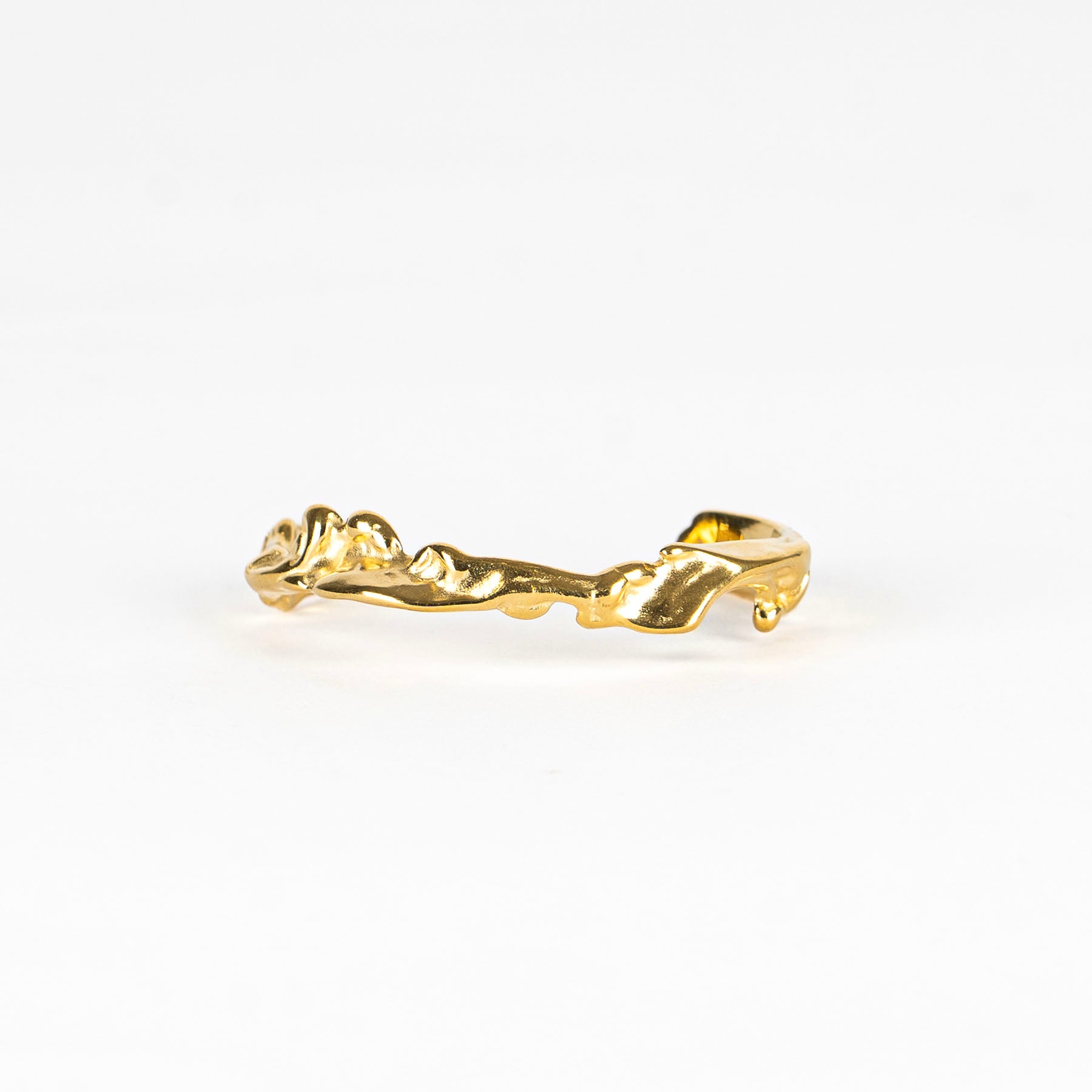 Bracciale onda dorata