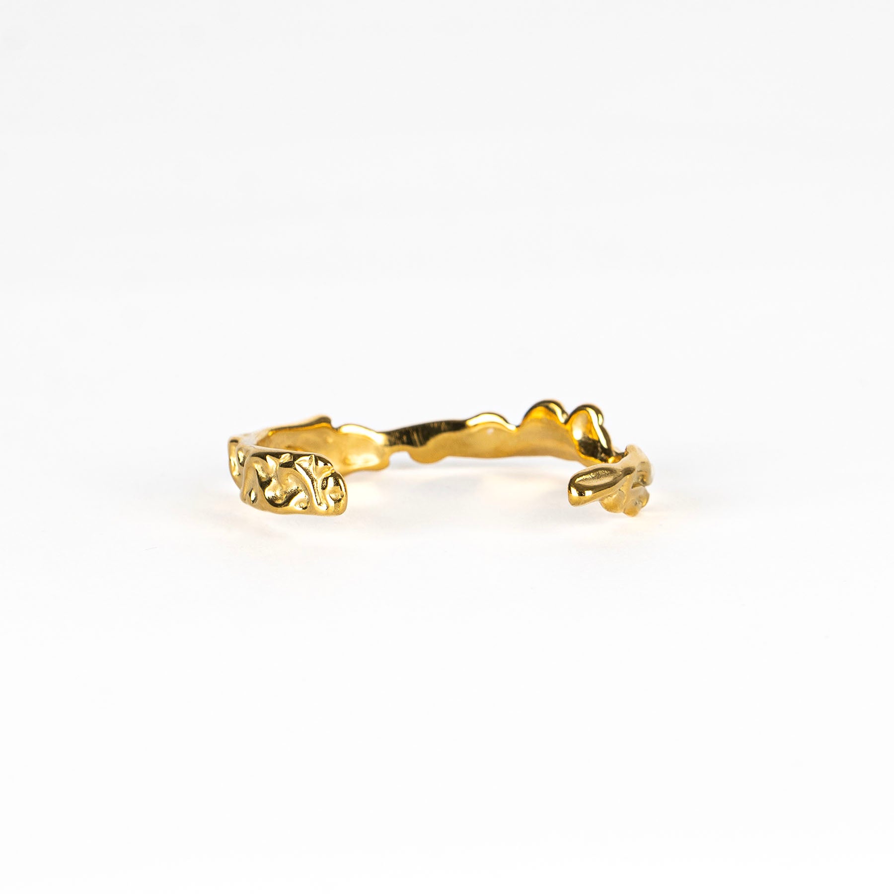 Bracciale onda dorata