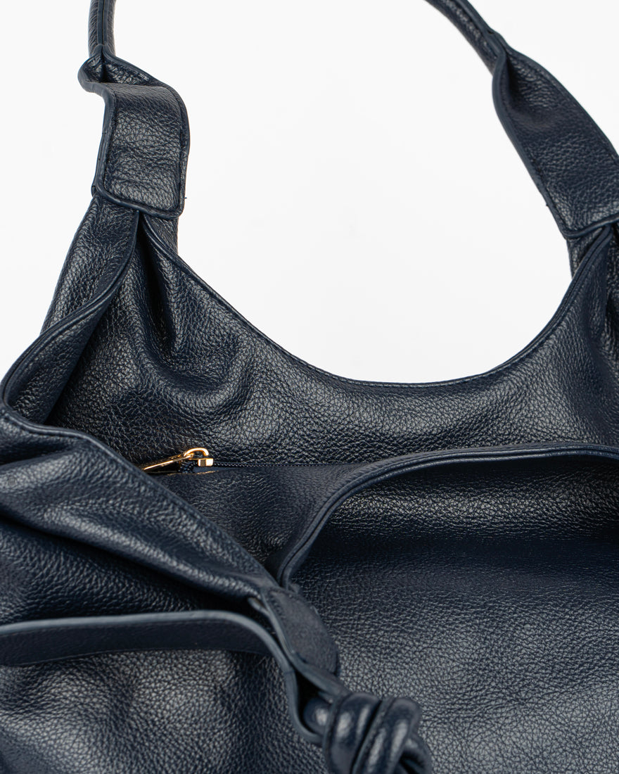 Maxi bag con nodo sul manico