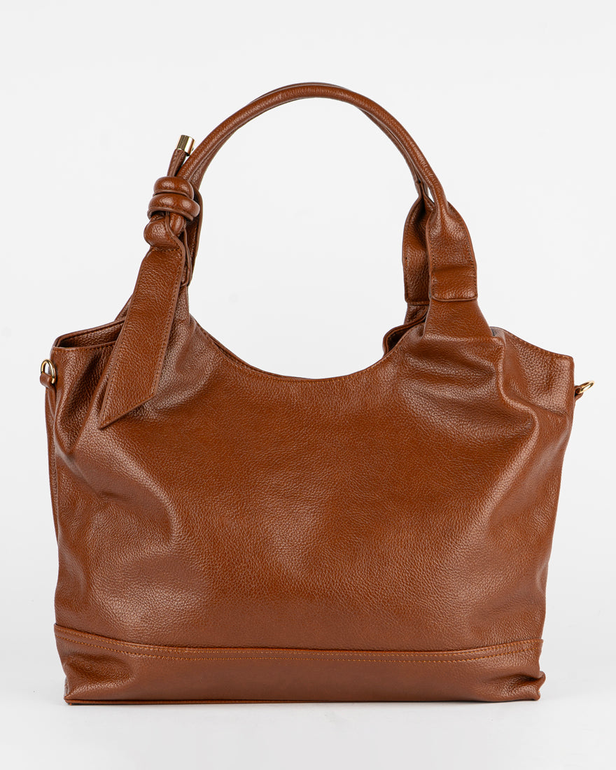 Maxi bag con nodo sul manico