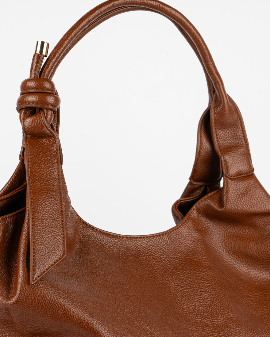 Maxi bag con nodo sul manico