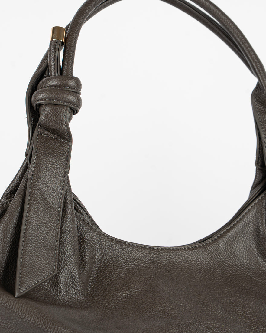 Maxi bag con nodo sul manico