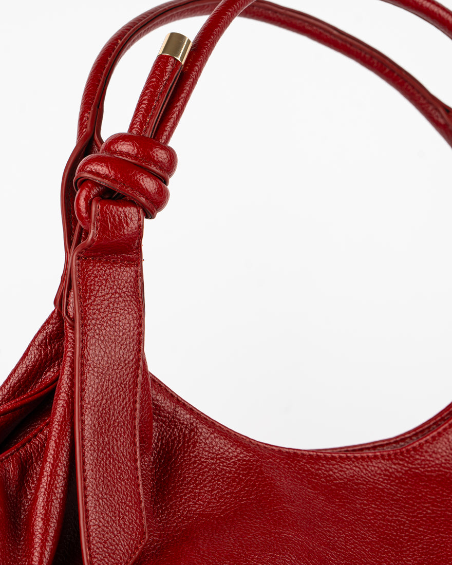 Maxi bag con nodo sul manico