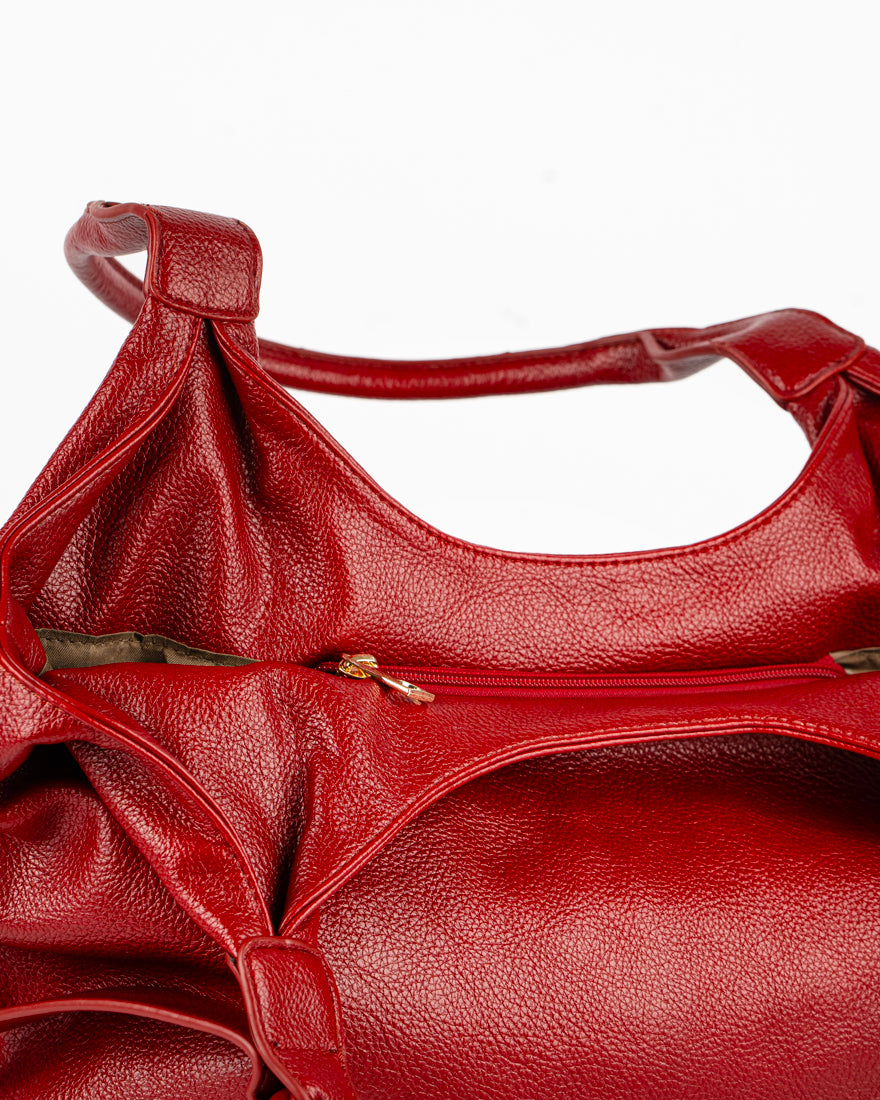 Maxi bag con nodo sul manico