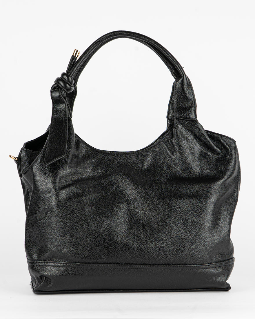 Maxi bag con nodo sul manico