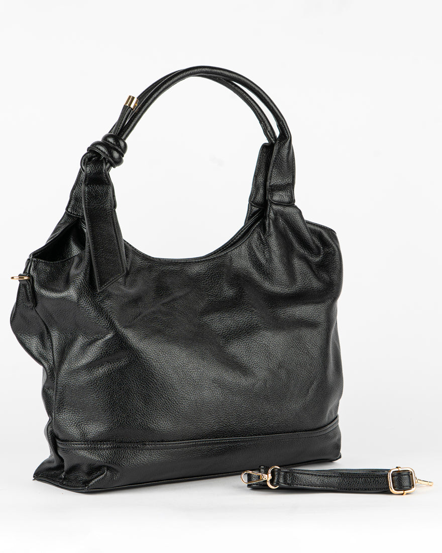 Maxi bag con nodo sul manico