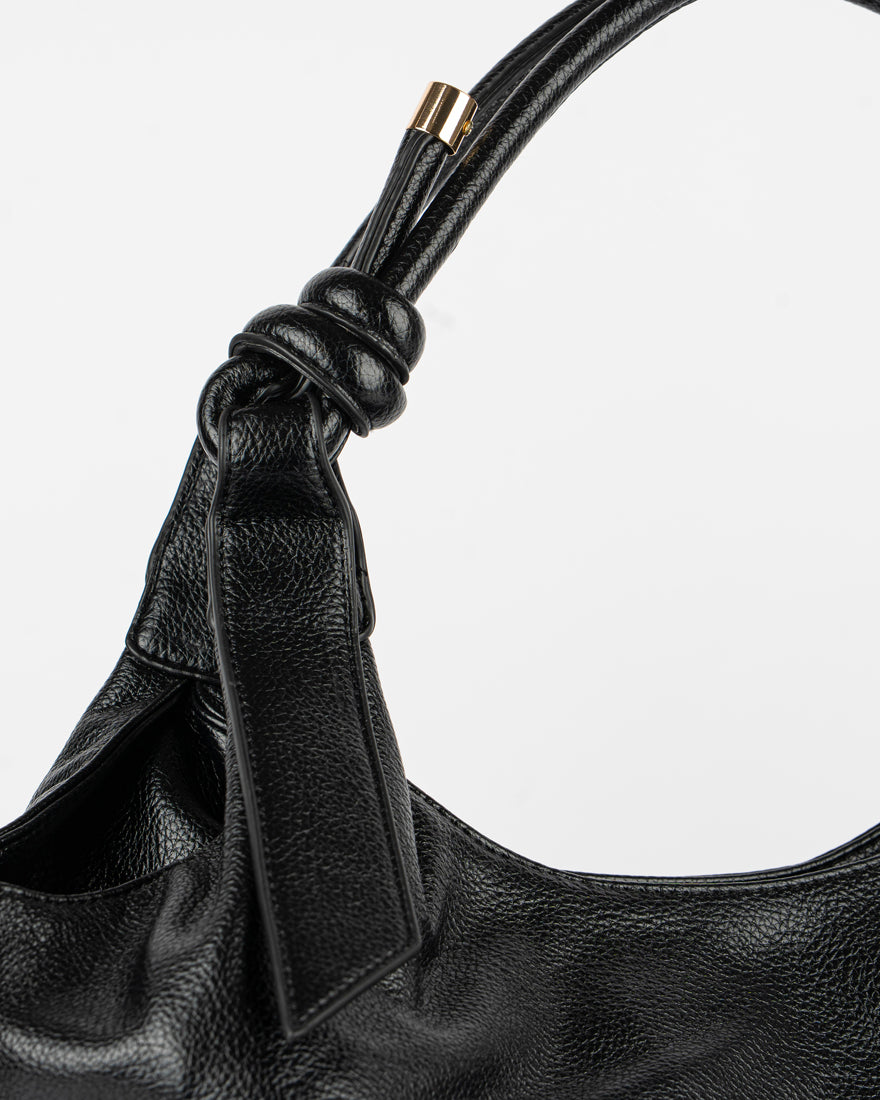 Maxi bag con nodo sul manico