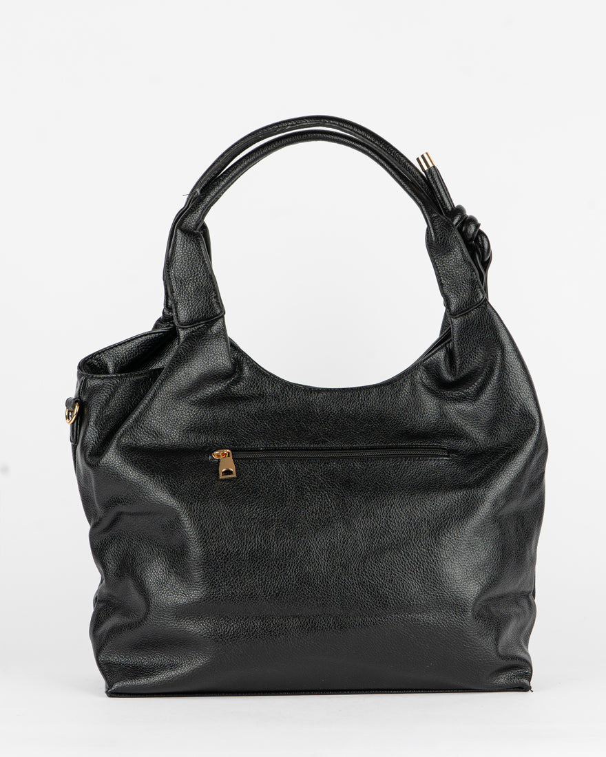 Maxi bag con nodo sul manico