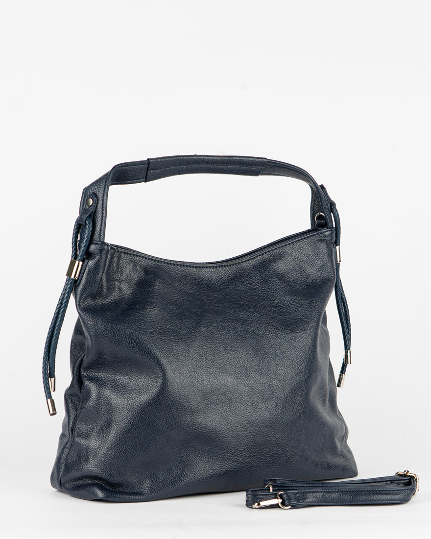 Maxi bag con accessorio sul manico