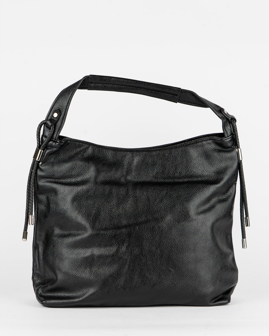 Maxi bag con accessorio sul manico