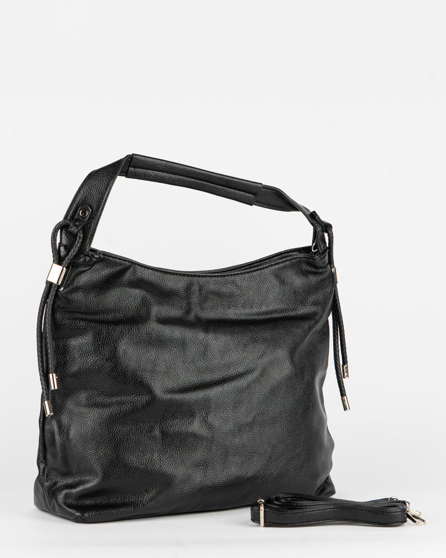 Maxi bag con accessorio sul manico