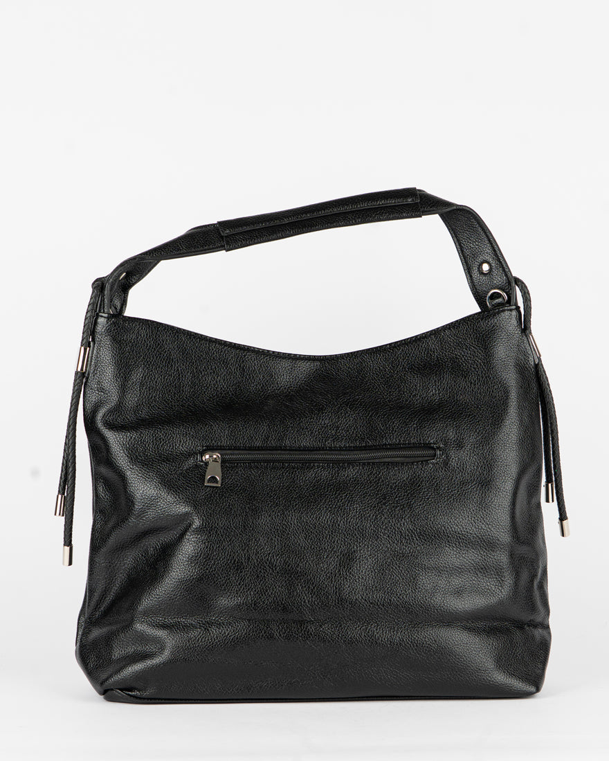 Maxi bag con accessorio sul manico