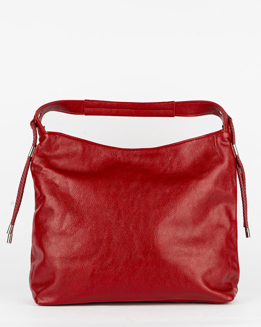 Maxi bag con accessorio sul manico