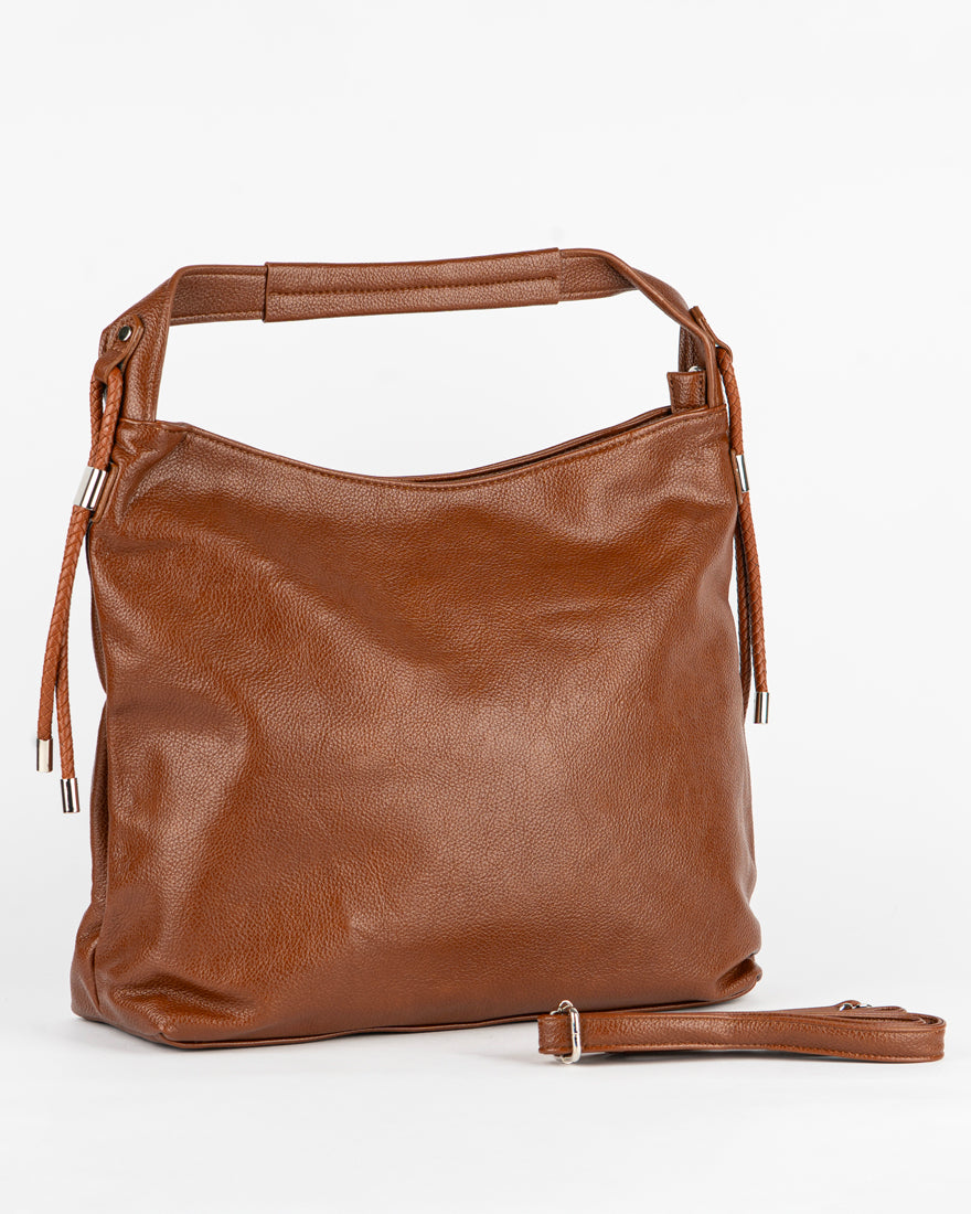 Maxi bag con accessorio sul manico