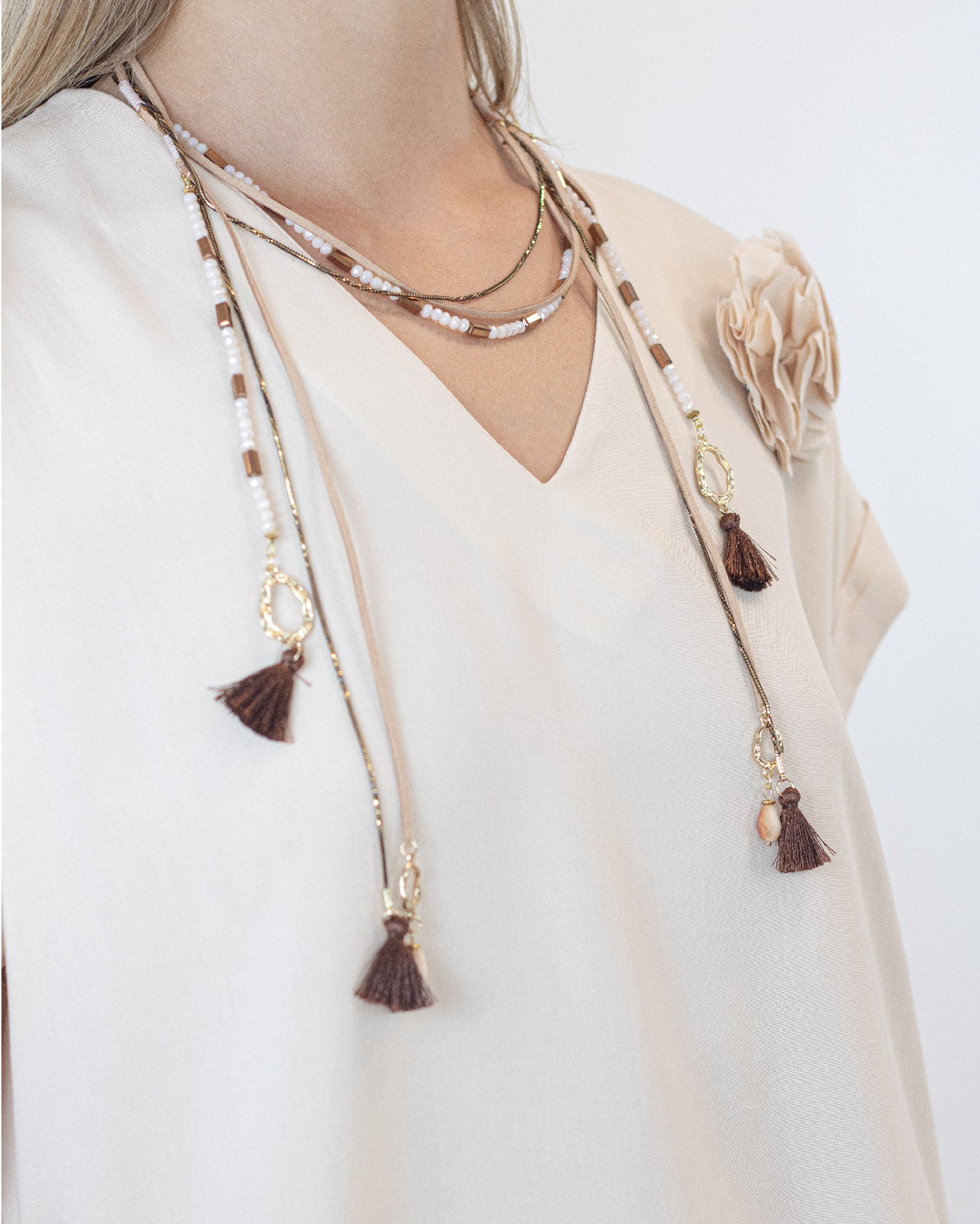 Collana Etnica con Pendenti